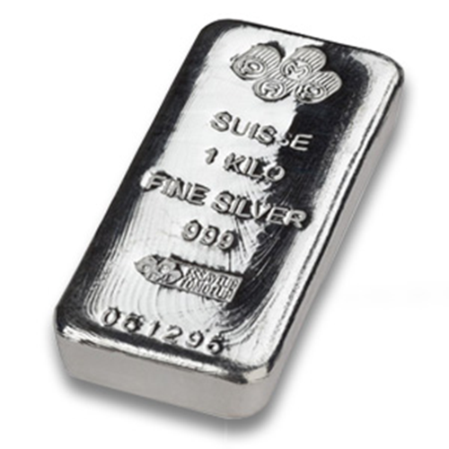 Silver PAMP Suisse Cast Bar 1kg